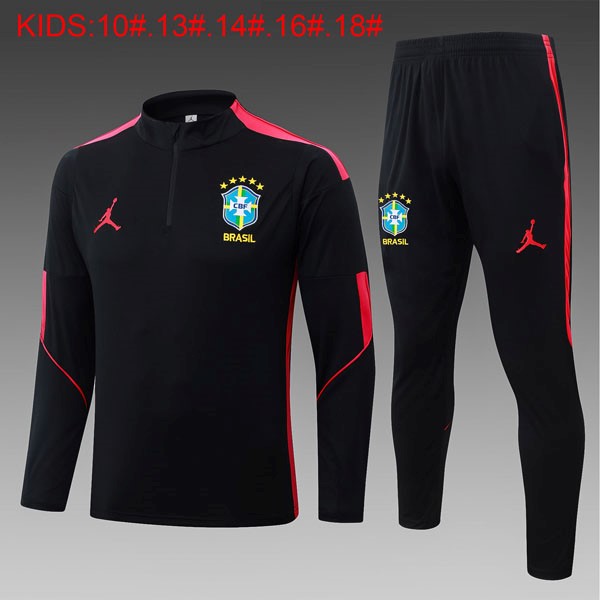 Ninos Sudadera De Training Brasil 2026 2027 Negro 5